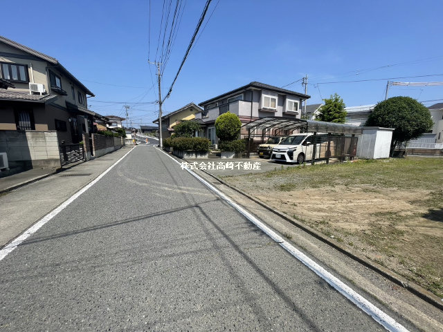 北道路から